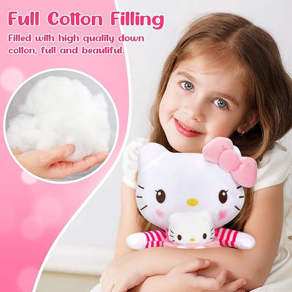 Cartoon Kitty Plush Toys - Cute Plush Doll Toys Decor(10")