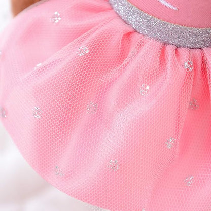 Gloveleya Ballet Dolls Baby Girl Gifts Plush African American Ballerina 13"