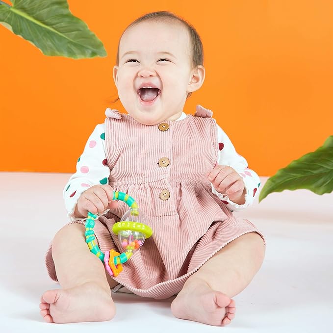 Bright Starts Teeth Relief 8pc Gift Set - BPA-Free Baby Teethers, Refrigerated Teething Toys 3 Months+