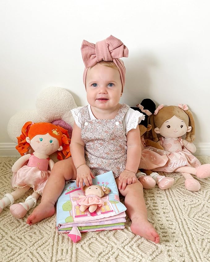 Soft Baby Doll Toys (16''), My First Baby Rag Doll for 1 Year-Old Girl Birthday Gift