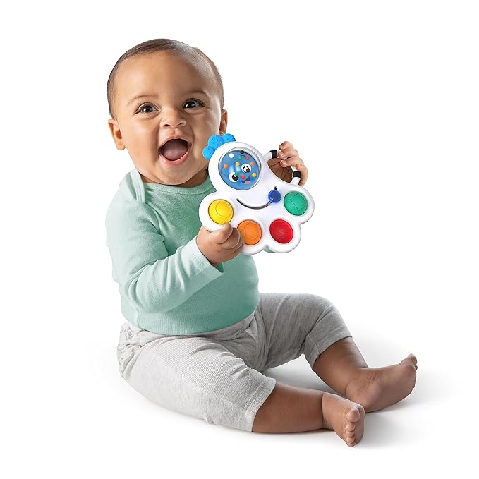 Baby Einstein Octopus 3-in-1 Bubble Pop Dimple Fidget Toy and 6 Months+