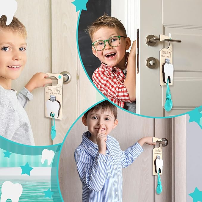 3 Pcs Tooth Fairy Tooth Holder Bag Tooth Fairy Door