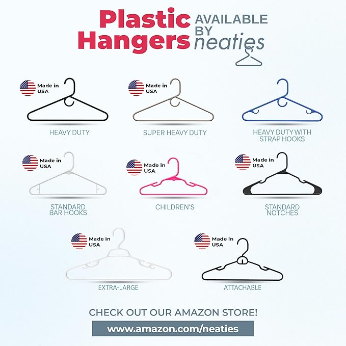 30pk Made in USA Baby Hangers | Kids Hangers for Children's Clothes, Toddler Outfits and Clothing | 20 50 100 Pack Available | Kid Plastic Hanger for Closet and Nursery | Child Kid Hangars (Mint)
