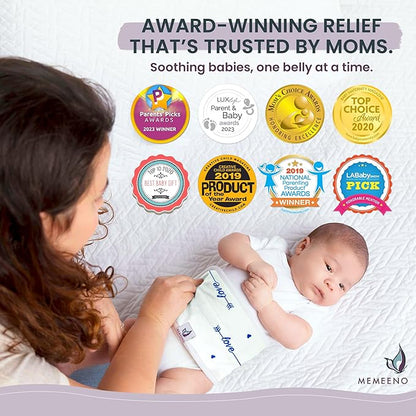 Baby Belly Band for Gas & Colic Baby Relief - Self Heating Belly Band Baby Belly Button Band Colic Band Tummy Wrap for Babies Colic Belt Baby Gas Wrap Colic Baby Relief Newborn