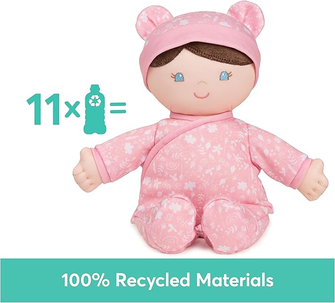 GUND Baby Sustainable Baby Doll, Plush Doll Made from Recycled Materials 12”