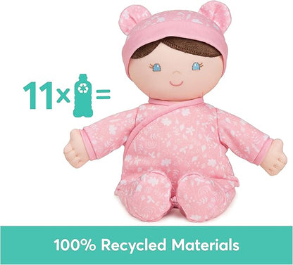 GUND Baby Sustainable Baby Doll, Plush Doll Made from Recycled Materials 12”