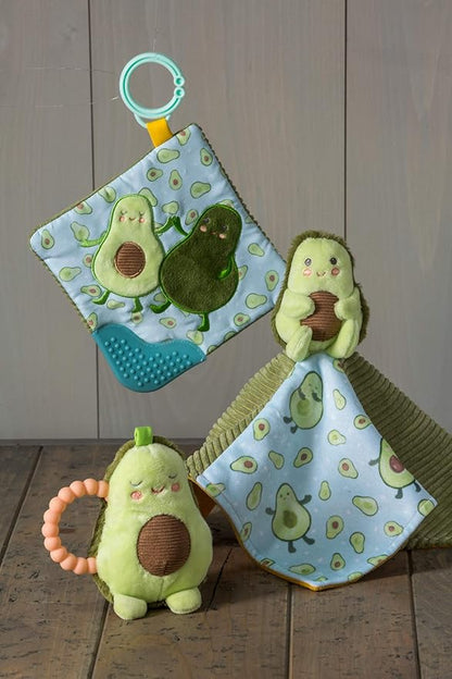 Mary Meyer Crinkle Teether Toy with Baby Paper and Squeaker, 6 x 6-Inches (44141)