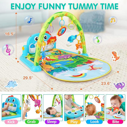 Baby Gym Play Mats Baby Toys Tummy Time Mat Toys 0-3 6 9 12