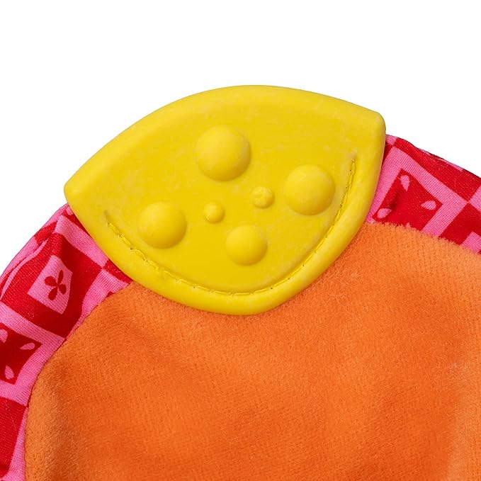 Nuby Teether Tugz Plush Silicone Teething Toy - Baby Teething Toy 3+ Months