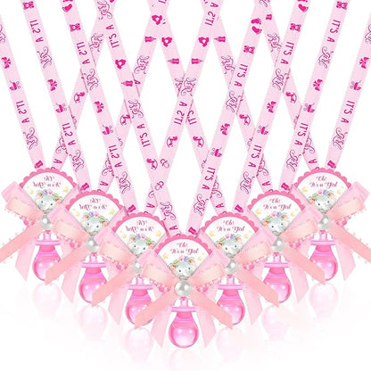 Remuuly 36 Pcs Baby Shower Pacifiers Necklace Gifts Girls Boys