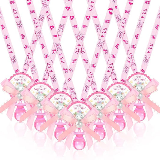 Remuuly 36 Pcs Baby Shower Pacifiers Necklace Gifts Girls Boys