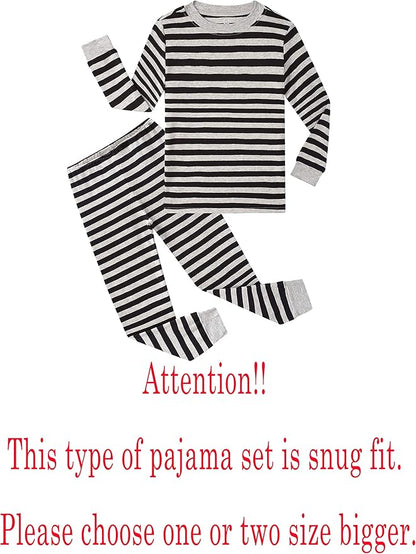 Family Feeling Little Big Boy Pajamas Sets 100% Cotton Pjs