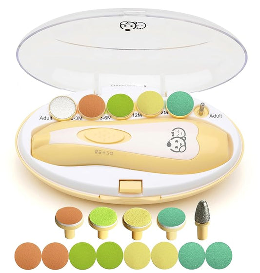 Royal Angels Baby Nail File, 21 in 1 Set with Labels 13 Replacement