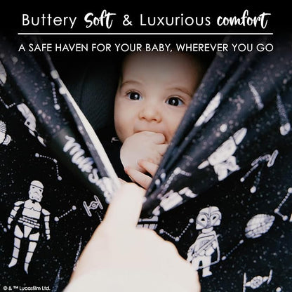 Milk Snob Original Star Wars 5-in-1 Cover, Little Rebel, Added Privacy for Breastfeeding, Baby Car Seat, Carrier, Stroller, High Chair, Shopping Cart, Lounger Canopy - Newborn Essentials, Nursing Top