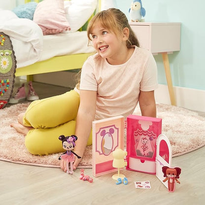 SWEET SEAMS 6" Soft Rag Doll Deluxe Pack – 1pc Toy | Minnie Mouse & Fifi Ballet Studio