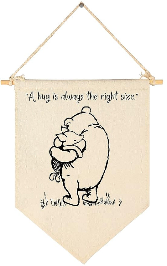 Winie Nursery Flag the Pooh,Nursery Wall Decor