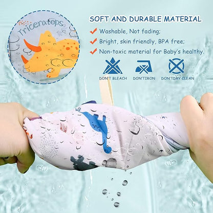 Richgv Baby Books Toys 6-12 Months, 2 Packs Interactive 3D Baby Cloth Books