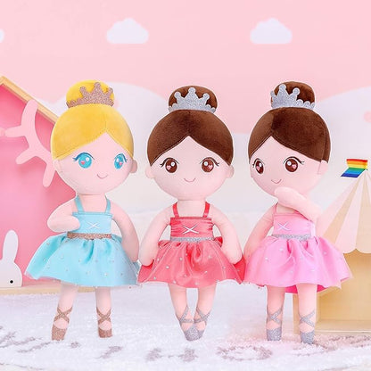 Gloveleya Baby Girl Gifts Dolls Soft Plush Toy Ballet Girl 13 Inches