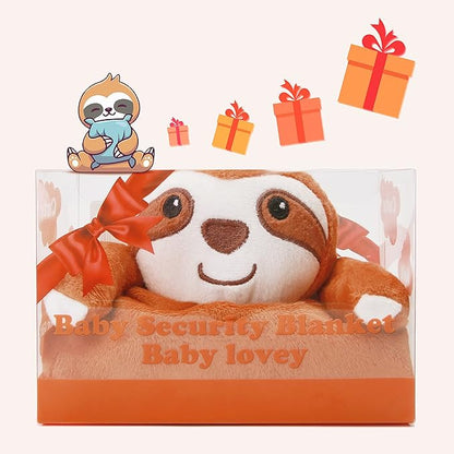 Pro Goleem Sloth Security Blanket Soft Loveys for Babies 14 Inch