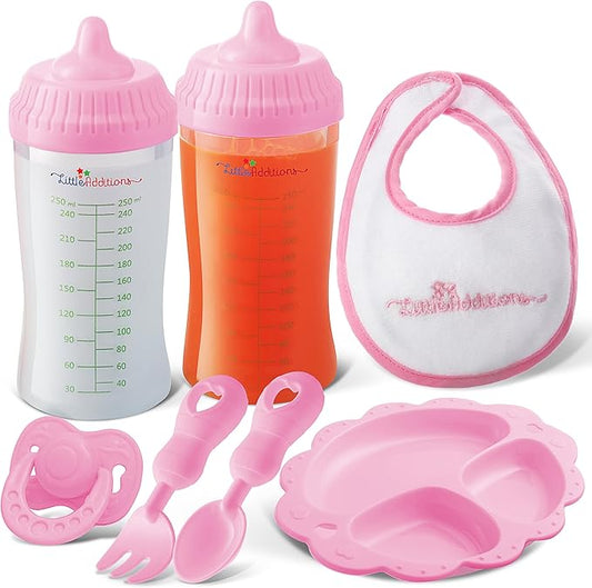 Baby Doll Accessories Set, Magic Bottles Baby Doll Set 7 Piece