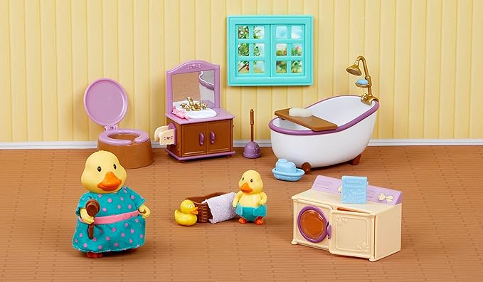Lil Woodzeez – Dollhouse Furniture Playset 2 Posable 3 Years