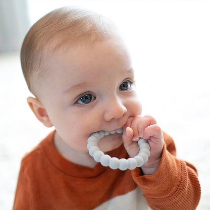 Dr. Brown's Flexees Beaded Teether Rings, 100% Silicone 3 Pack, 3m+
