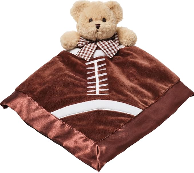 Bearington Baby Touchdown Snuggler, 15 Inch Football Plush Stuffed Animal
