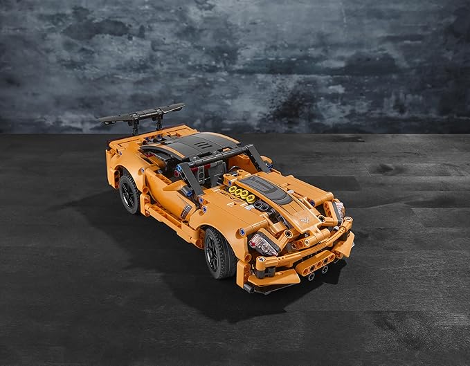 Technic Chevrolet Corvette Zr1 Replica, 2 in 1 Collectible Car Model