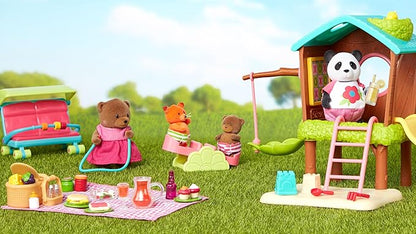 Li’l Woodzeez – 13Pcs Baby Sitter Playset 3 Doll 3+
