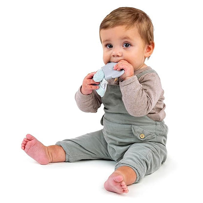 Ingenuity Teething Mitt & Rattle for Baby, BPA-Free Silicone