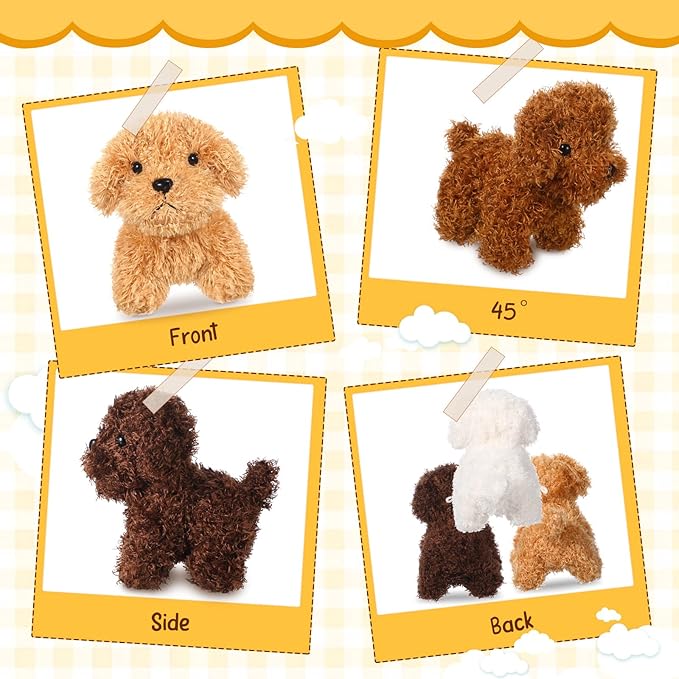 Liliful Puppy Dogs Stuffed Animals Bulk Assorted Mini Dog Doll 50 Pcs
