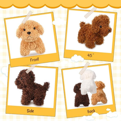 Liliful Puppy Dogs Stuffed Animals Bulk Assorted Mini Dog Doll 50 Pcs
