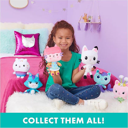 Gabby's Dollhouse, 8-inch Mercat Purr-ific Plush Toy 3 and