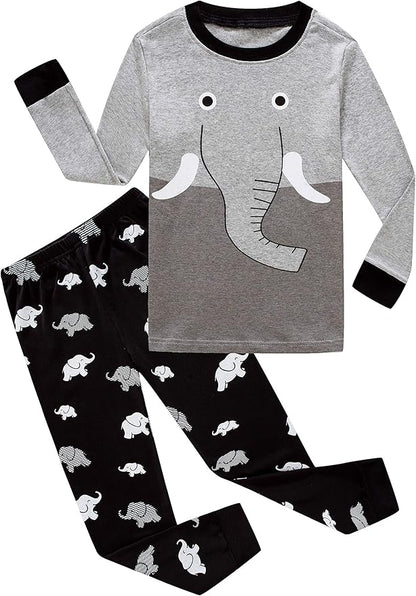 Family Feeling Little Big Boy Pajamas Sets 100% Cotton Pjs