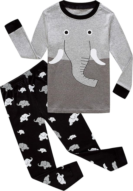 Family Feeling Little Big Boy Pajamas Sets 100% Cotton Pjs