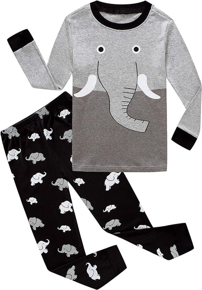 Family Feeling Little Big Boy Pajamas Sets 100% Cotton Pjs