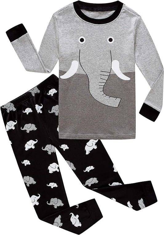 Family Feeling Little Big Boy Pajamas Sets 100% Cotton Pjs