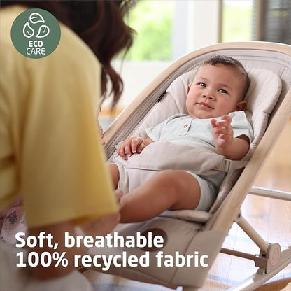 Maxi-Cosi Kori 2-in-1 Baby Bouncer Seat for Infants, Baby Rocker Chair, Portable Baby Bouncer, Classic Green