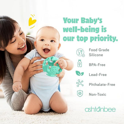 Ashtonbee Baby Fruit Pacifer Feeder 2 Pack Perfect for Introducing 6-12 Months