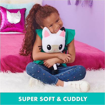 Gabby's Dollhouse, 13-inch Talking Pandy Paws Plush Toy with Lights 10 Sounds