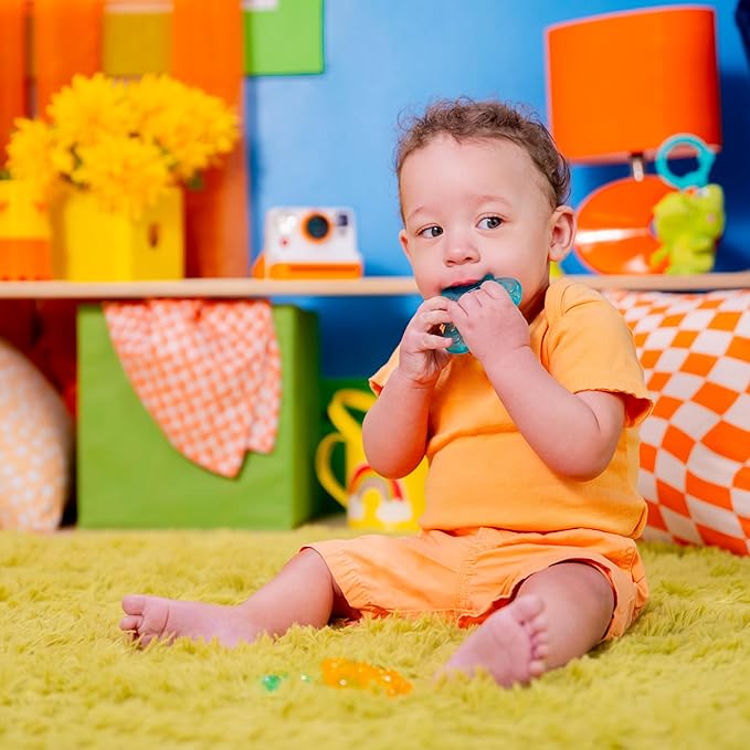 Bright Starts Chill & Teethe Water-Filled BPA-Free Baby Teething Toy, 3 Months+