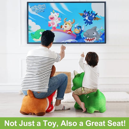 iPlay, iLearn Bouncy Pals Dinosaur Hopper Toy 2 Year Old Boy 3 4 5 6