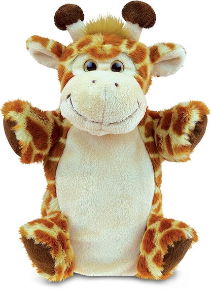 DolliBu Giraffe Plush Hand Puppet For Kids - Soft Plush