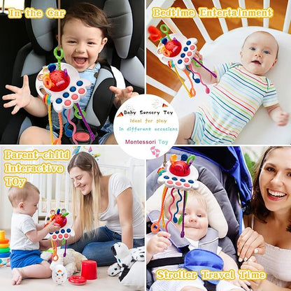 Montessori toys for babies 6-12 months Baby Silicon Sensory Travel 3-6 Months 1 Year