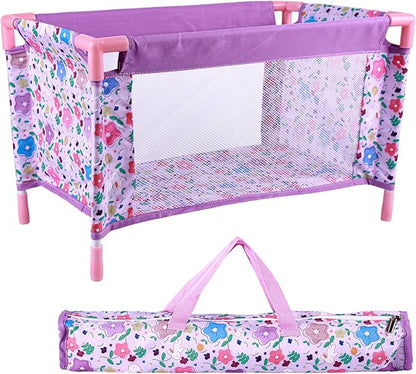 BABESIDE Reborn Baby Doll Crib, Baby Doll Bed 17-21 Inch