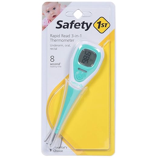 Safety 1st Rapid Read 3-in-1 Thermometer, Aqua 2)