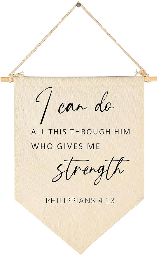 I Can Do All This Through Him- Scripture Sign-Bible Verse