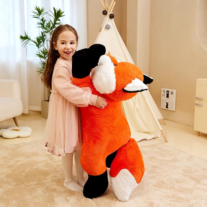 IKASA Giant Fox Stuffed Animal Plush Toy, 30" Large Fox