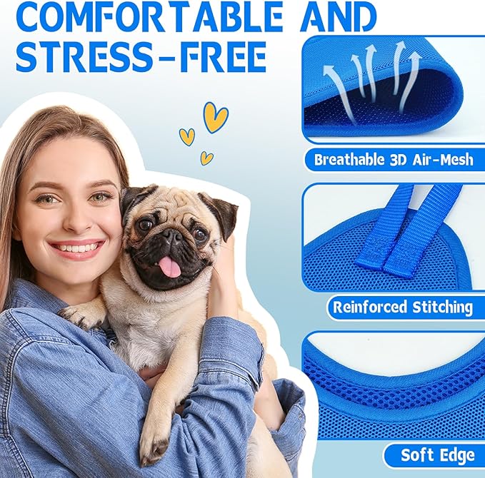 Supet Dog Grooming Hammock Harness for Cats Dogs, Relaxation Pet Grooming Hammock Restraint Dog & Small Animal Leashes Sling for Grooming Grooming Helper for Nail Trimming Clipping