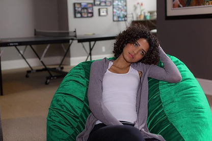 Sofa Sack Bean Bag Chair - Plush, Ultra Soft - Memory Foam Bean Bag Chair with Microsuede Cover - Stuffed Foam Filled Furniture and Accessories for Dorm Room 4 Feet - Aqua Marine